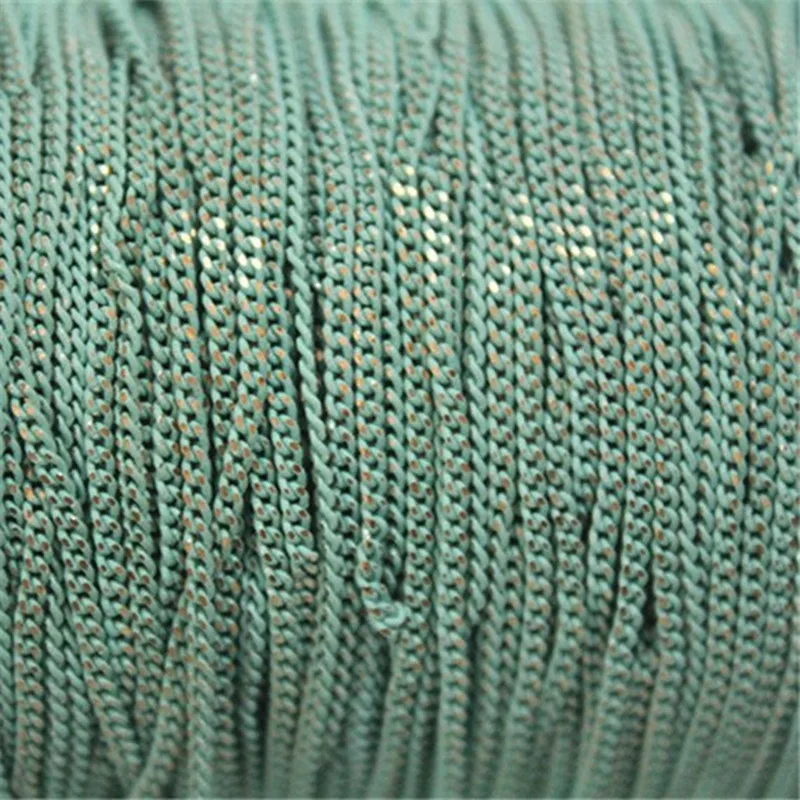 Цепочка из латуни 5 метров светло-зеленая тонкая цепочка для браслета 1 2 мм с