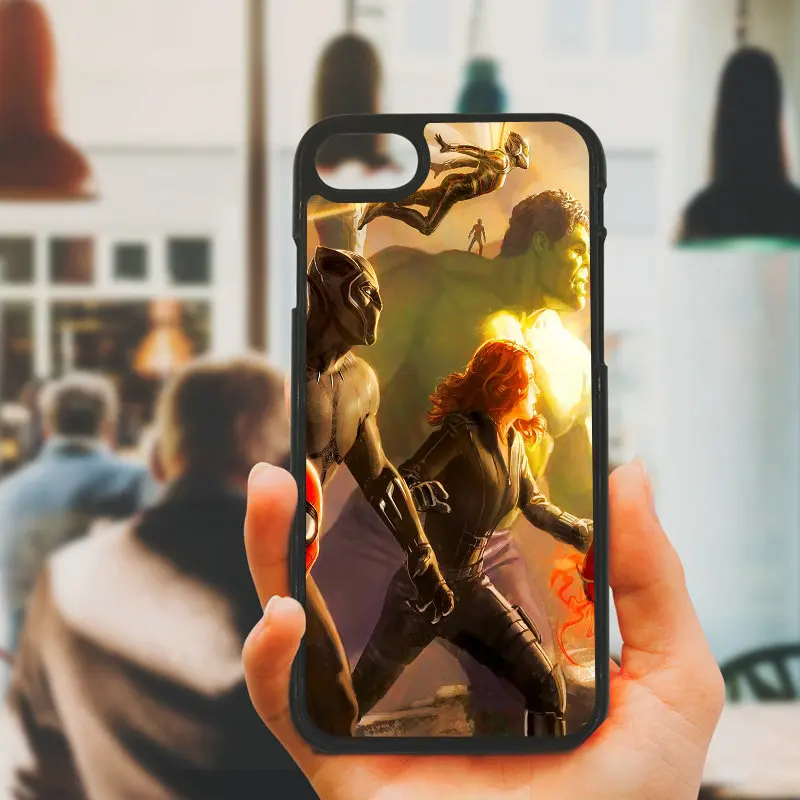 Fashion Avengers Infinity War Mobile Phone Cases Hard PC Cover For iphone 8 7 6 6S Plus X 5S 5C 5 SE 4 4S iPod Touch Shell |