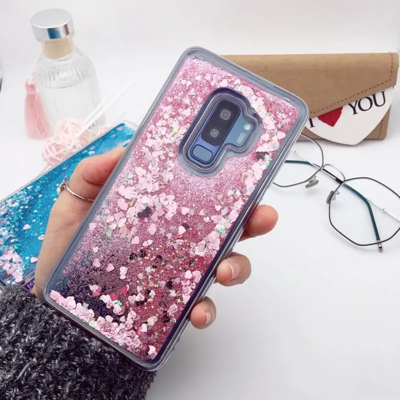 Жидкий чехол для Samsung Galaxy A3 A5 A7 2017 Роскошные динамик с блестками течет Звезды