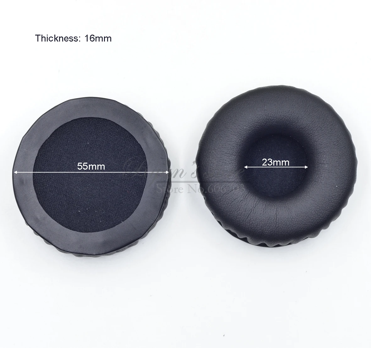 Замена 55 мм белок искусственная кожа Подушка амбушюры уплотнительные подушки
