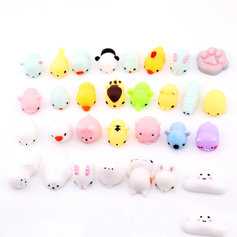 1 шт. детские милые мини-игрушки с животными антистрессовое выдавливающее тесто