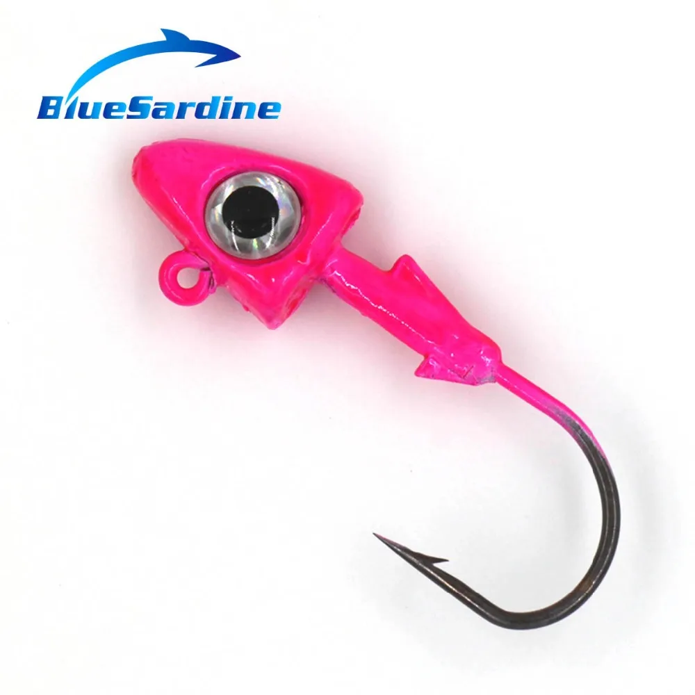 BlueSardine 3 шт. 9 2 г 4 5 см металлические крючки для головы из углеродистой стали джиг