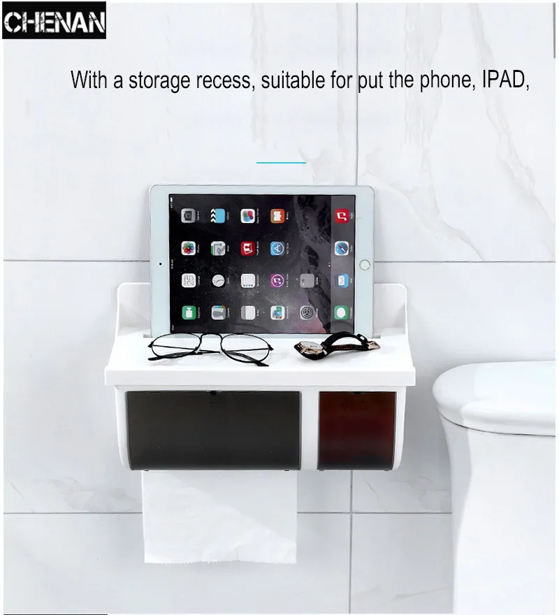 Настенный держатель для туалетных бумажных полотенец диспенсер салфеток