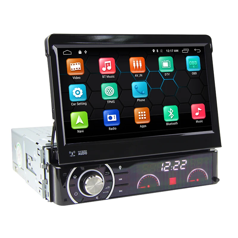 7 &quotAndroid 6.0.1 один 1 Din автомобильный Радио DVD GPS навигация Центральный Мультимедиа