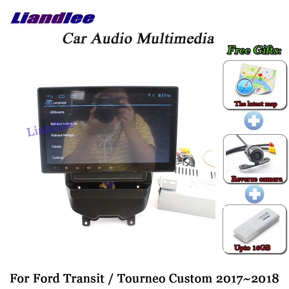 Liandlee Автомобиль Android для Ford Transit Tourneo заказной~ радио камера Carplay BT gps Navi карта навигации экран мультимедиа