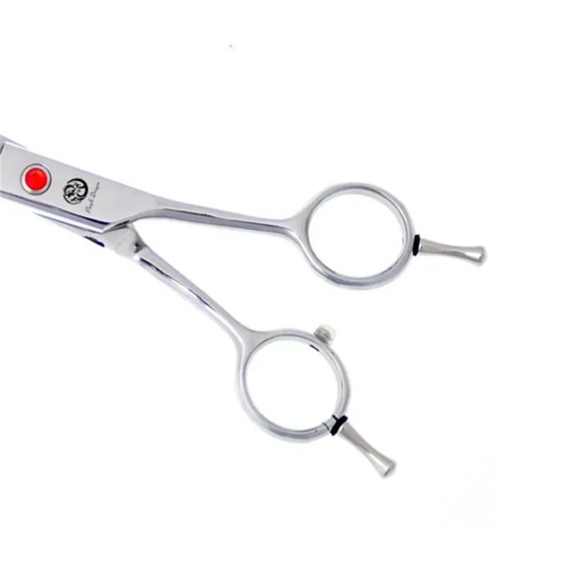 Фиолетовый дракон 7 дюймов Серебристые прямые режущие ножницы для домашних