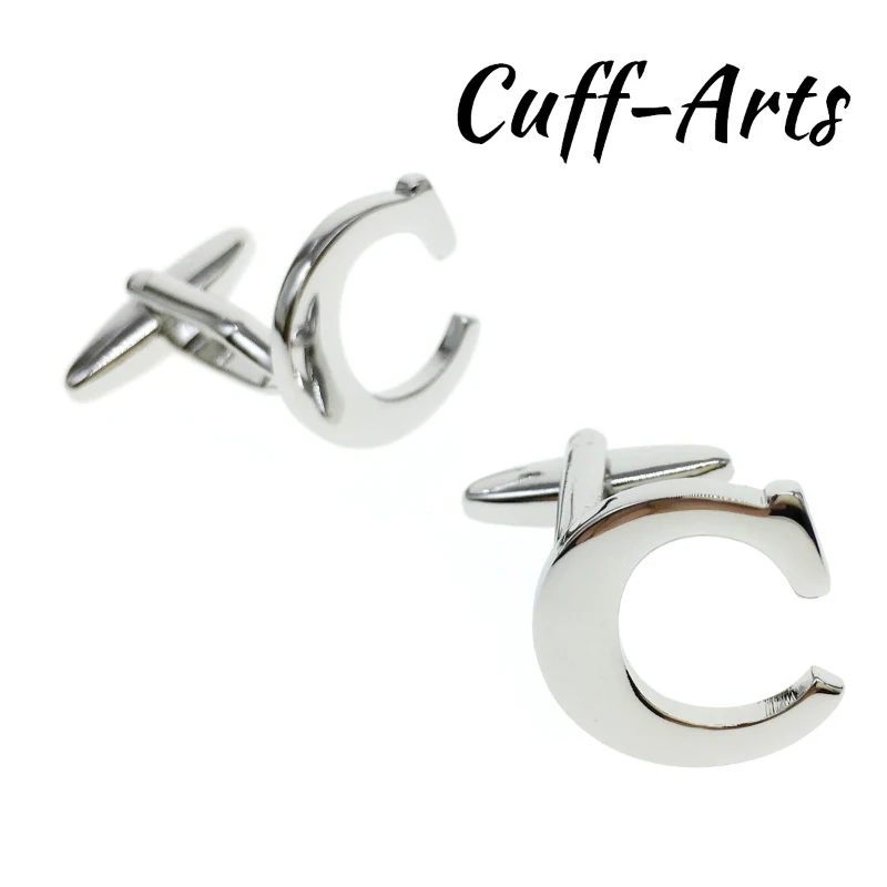 Запонки Алфавит буква A-Z запонки для мужских французских рубашек свадебные