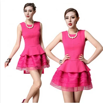 Брендовое бальное платье женское летнее без рукавов 2020 однотонное в европейском