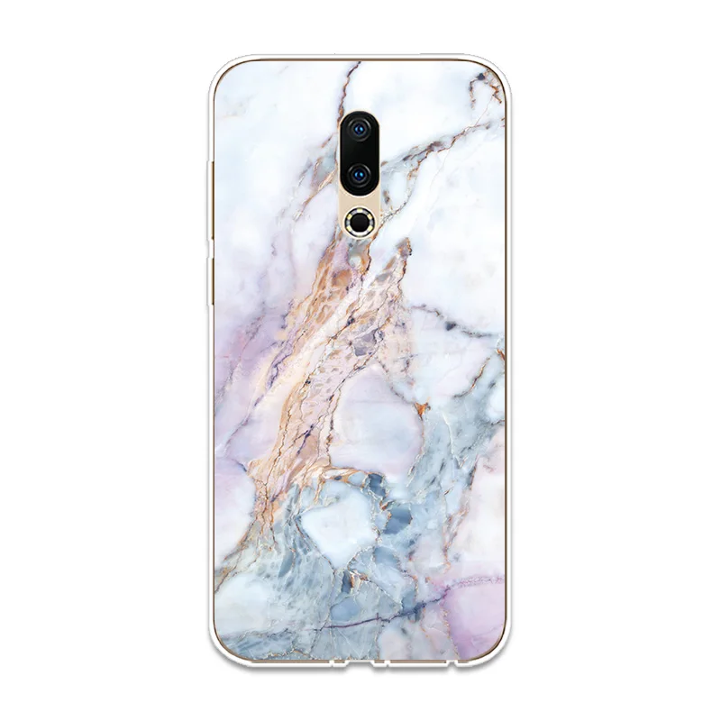 Silicone Case For Meizu 15 16 Lite Plus 16X Note 8 Pro 6 7 X8 U10 U20 Cover Soft Shell Phone Marble patterned |
