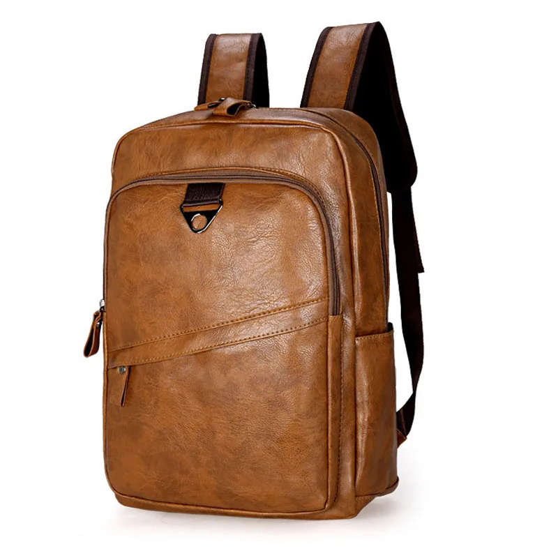 Рюкзак из натуральной кожи сжимающая кожаный рюкзак для Для мужчин мужской