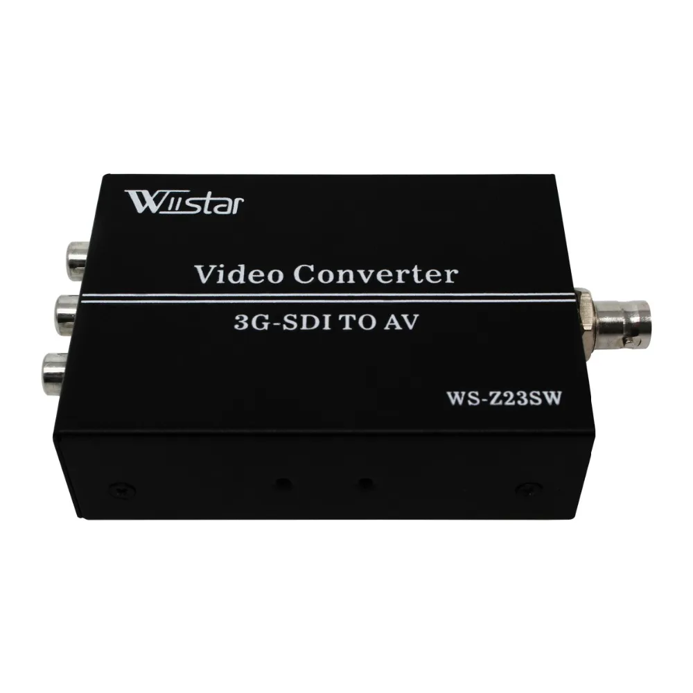 Wiistar 3G HD SDI к AV преобразователь BNC RCA адаптер аудио скалер до 1080P Поддержка LPCM 2 0 для