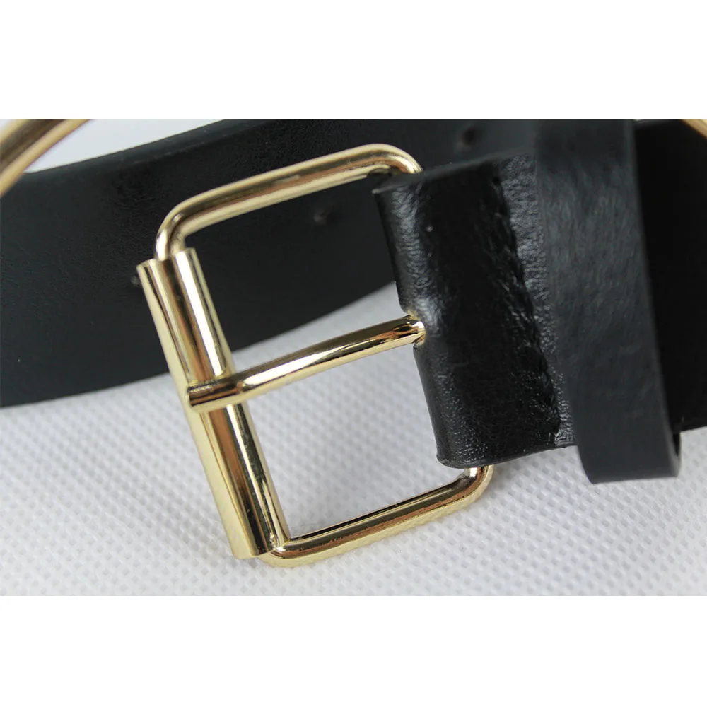 Женское металлическое кольцо с большой металлической пряжкой декоративный