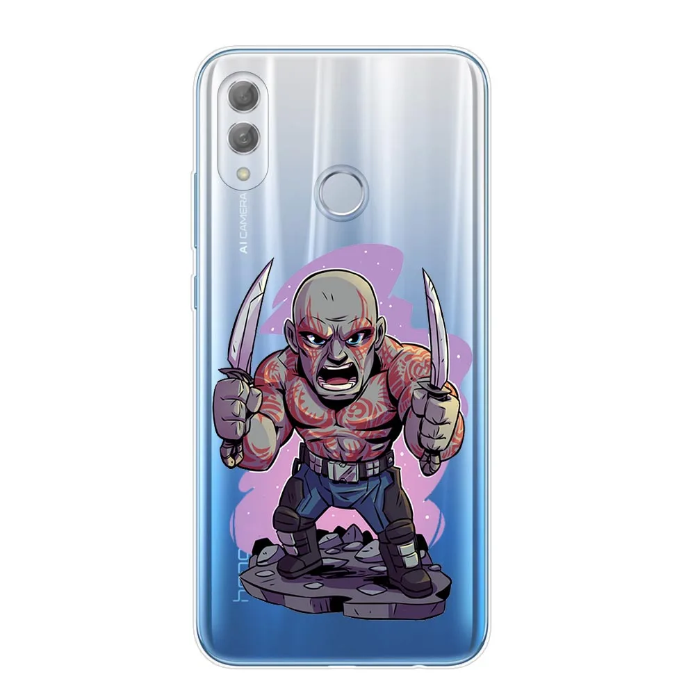 Роскошный чехол для телефона с героями Marvel и Мстителями, чехол для huawei Honor 9 10 20 Lite Pro 10i 8X 8C 6X 7X, мягкий ТПУ чехол-накладка s Etui