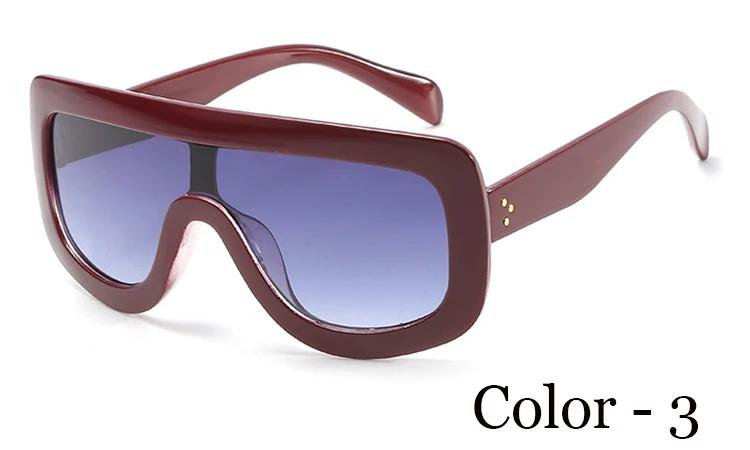 Color 3 Хит LVVKEE, роскошные солнцезащитные очки с большой оправой, женские брендовые дизайнерские солнцезащитные очки с градиентом, Классические винтажные большие солнцезащитные очки UV400 Oculos De Sol - Цвет линз: Color 3