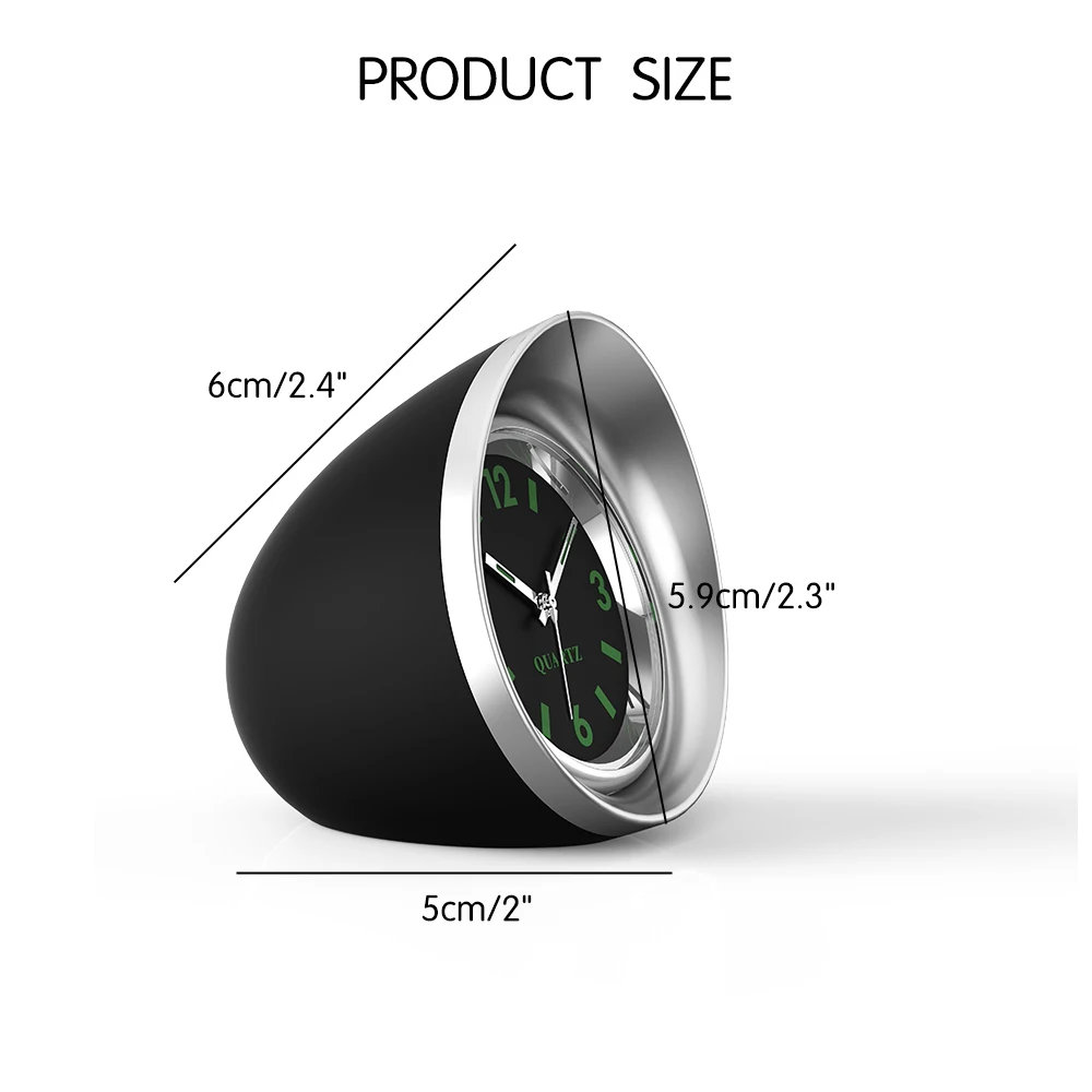 ONEVER авто Стайлинг световой Кварцевые часы интерьера автомобиля украшения