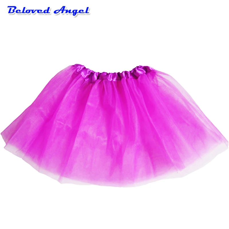 

Girls Tulle 3-layer Net Yarn Mini Tutu Skirt Children Pleated Baby Princess Birthday Party Ballet Skirt Ball Gown Pettiskirt