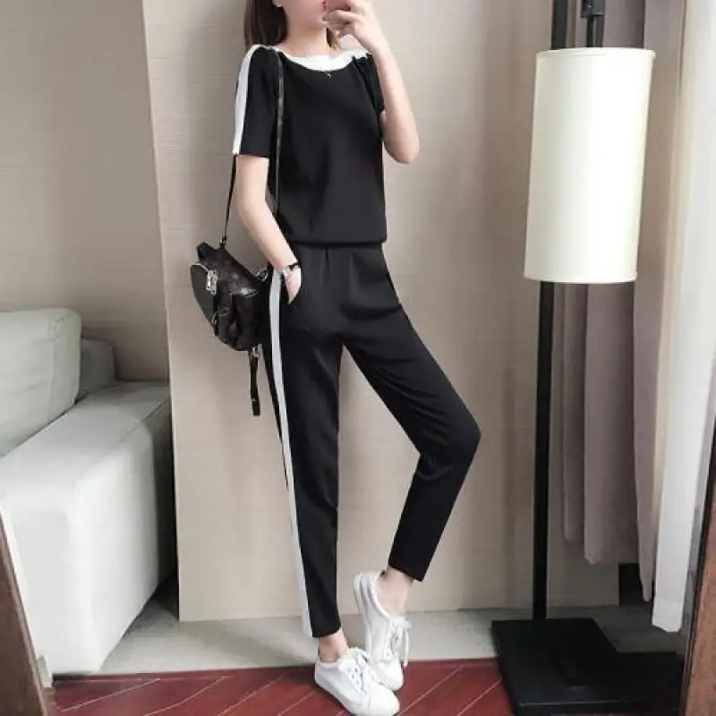 Комплект из двух предметов для женщин новинка 2019 года летний Повседневный