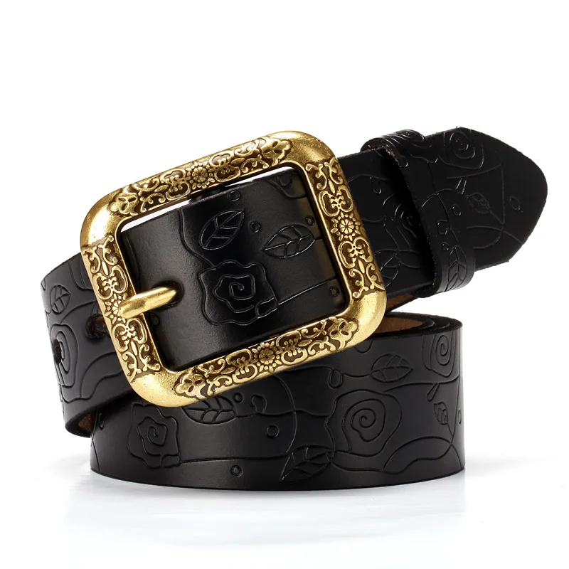 Новинка 2017 дизайнерские Брендовые женские ремни из натуральной коровьей кожи