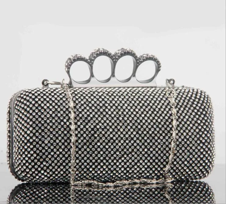 Knucklebox вечерние сумочки со стразами для клувечерние новая женская сумка