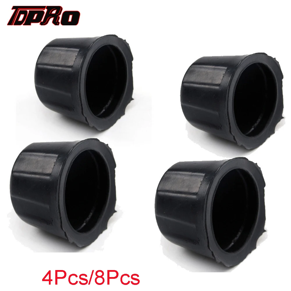 TDPRO 4pcs/8pcs 40mm Rubber Dust Cap Cover For Rim Wheel 110