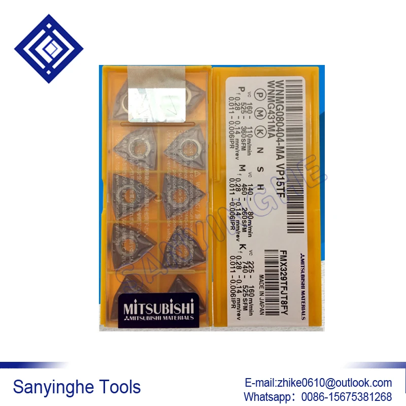 

50pcs/lots WNMG080404-MA VP15TF / UE6020 / WNMG080408-MA VP15TF / UE6020 cnc carbide turning inserts