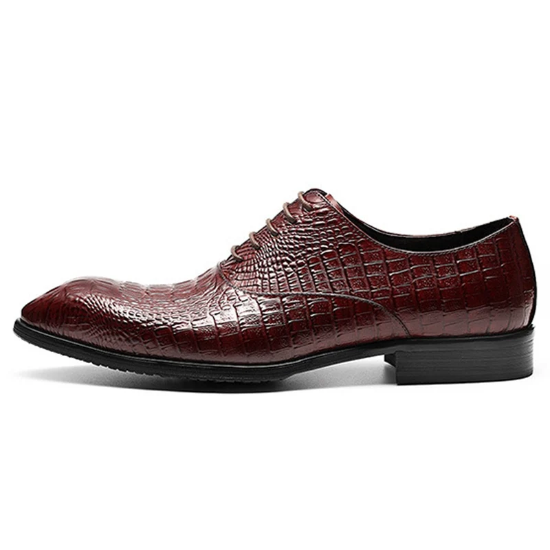Роскошные мужские оксфорды из натуральной кожи свадебные туфли на плоской