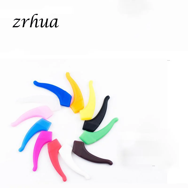 ZRHUA; 10 пар в комплекте; носки для Одежда высшего качества Силиконовое противоскользящее Покрытие Держатель для антибликовые солнцезащитные очки алюминиевая рама Ушные крючки для очков наконечник дужки Лидер продаж Компоненты