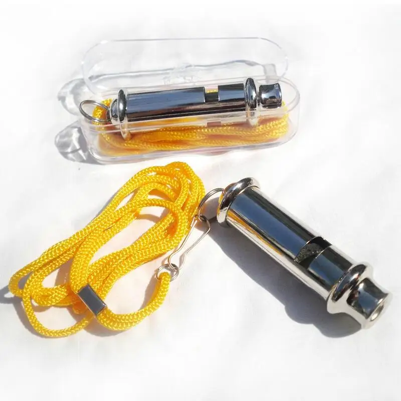 

Outdoor First Aid Kits Metal referee whistle coach multifunction referee sports whistle survival kit rescue tool