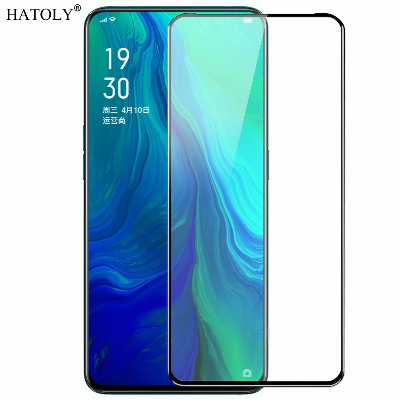 2 uds vidrio templado para Vivo V15 Protector de pantalla para VIVO V15 funda de pegamento completo para BBK Vivo V15 3D pel&iacute;cula de borde curvado HATOLY 6,53"-3
