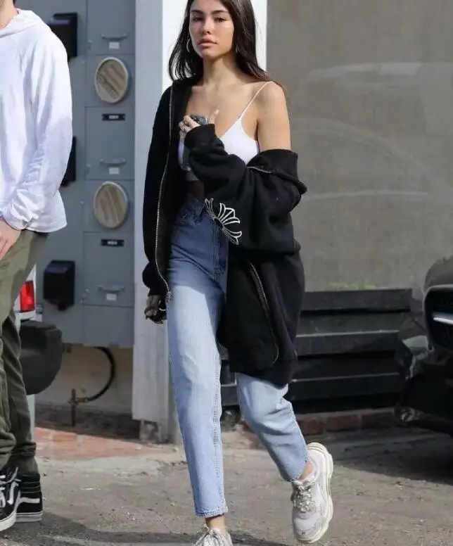 2021 новые джинсы в винтажном стиле для женщин с высокой талией винтажные брюки