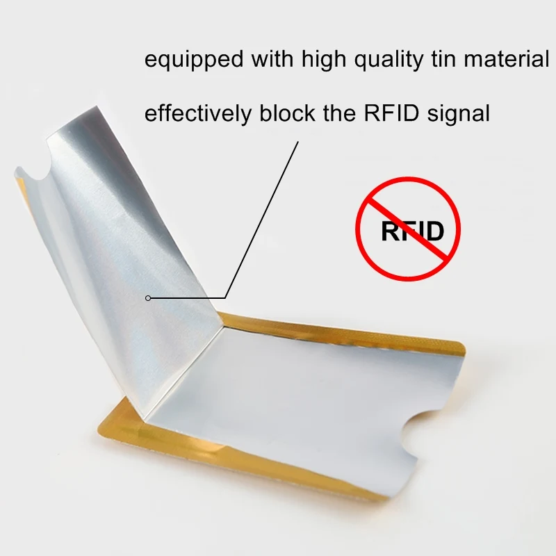 Анти Rfid держатель для карт NFC Блокировка ридер замок Id банк держатель для карт чехол Защита металлический чехол для кредитных карт Алюминий F051