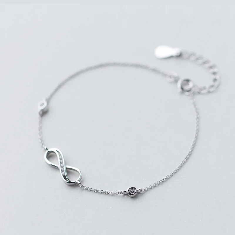 

La Monada Fine Silver 925 Jewelry Bracelet Female Woman Eight Minimalist Bracelets For Women Silver 925 Sterling