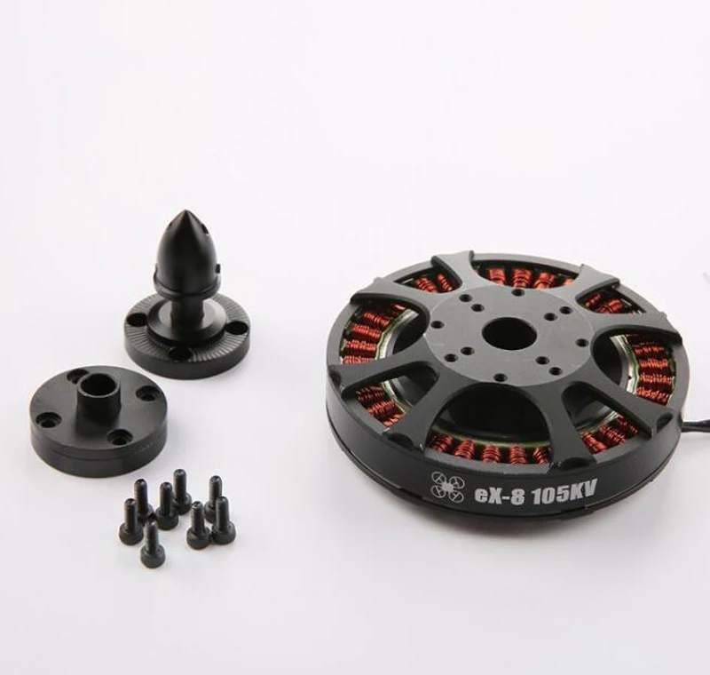 105KV 6-12S Высокоэффективный двигатель Ipower EX-08 Бесщеточный BLDC BM8108 f FPV БПЛА защита растений Мультикоптер U8 Дрон MIT Robo