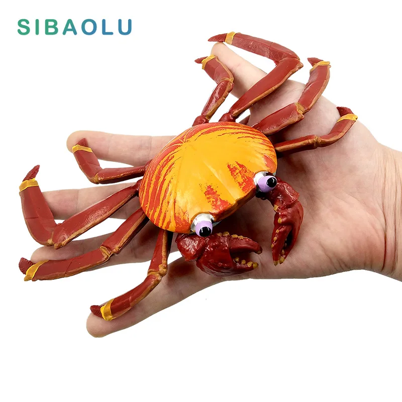 Имитация морского краба фигурка-модель животного статуэтка домашний декор