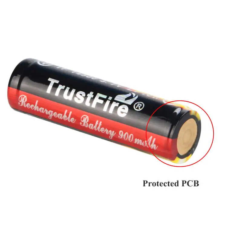 14500 зарядное устройство + 2 шт TrustFire Подлинная полная емкость 900mAh литий ионная