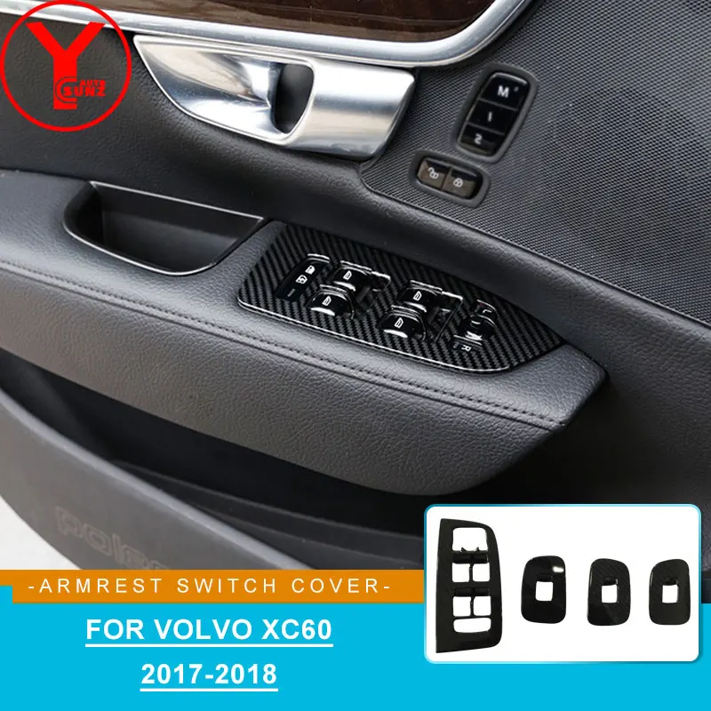 ABS углеродный подлокотник для автомобилей Подлокотник Крышка volvo xc60 2017 2018
