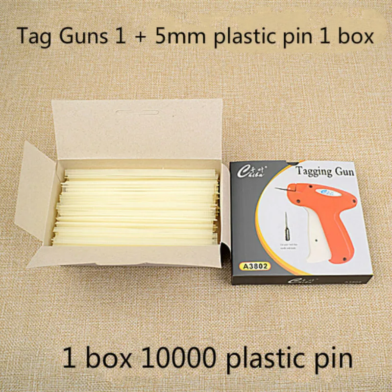 5mm plastic pin gun A3802 пистолет этикетки, торговая марка одежды пистолет, одежда тег пластиковые иглы тег пистолет носки пистолет - Цвет: 5mm plastic pin gun