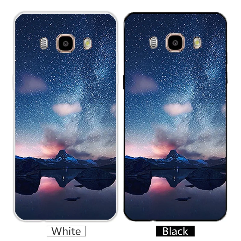 for Samsung J5 2016 Case Soft Silicone Cover Capa 5.2&quot For Galaxy J510 J5108 Bizarre Phone Cases Black Shell |