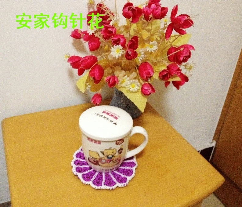 Новое поступление 2015 6 шт./партия модные Хлопковые вязаные кружевные салфетки для