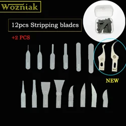 1set blade 11#15# PCB ремонтный нож гравировка лезвие для iPhone отпечатков пальцев ремонт материнской платы - Цвет: 1set blade