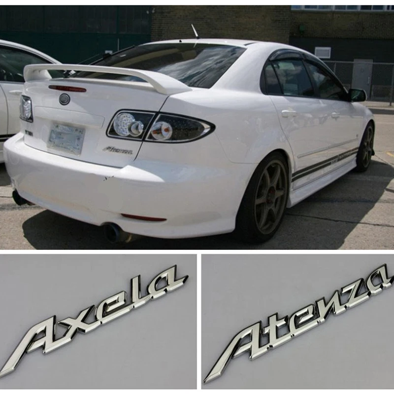 Autoexe Стикеры для Mazda 3, 4 года, 5, 6, CX-5 CX3 Atenza Axela MX-5 RX8 RX7 323 626 Скорость хромированные аксессуары наружная Декаль значок автомобиля