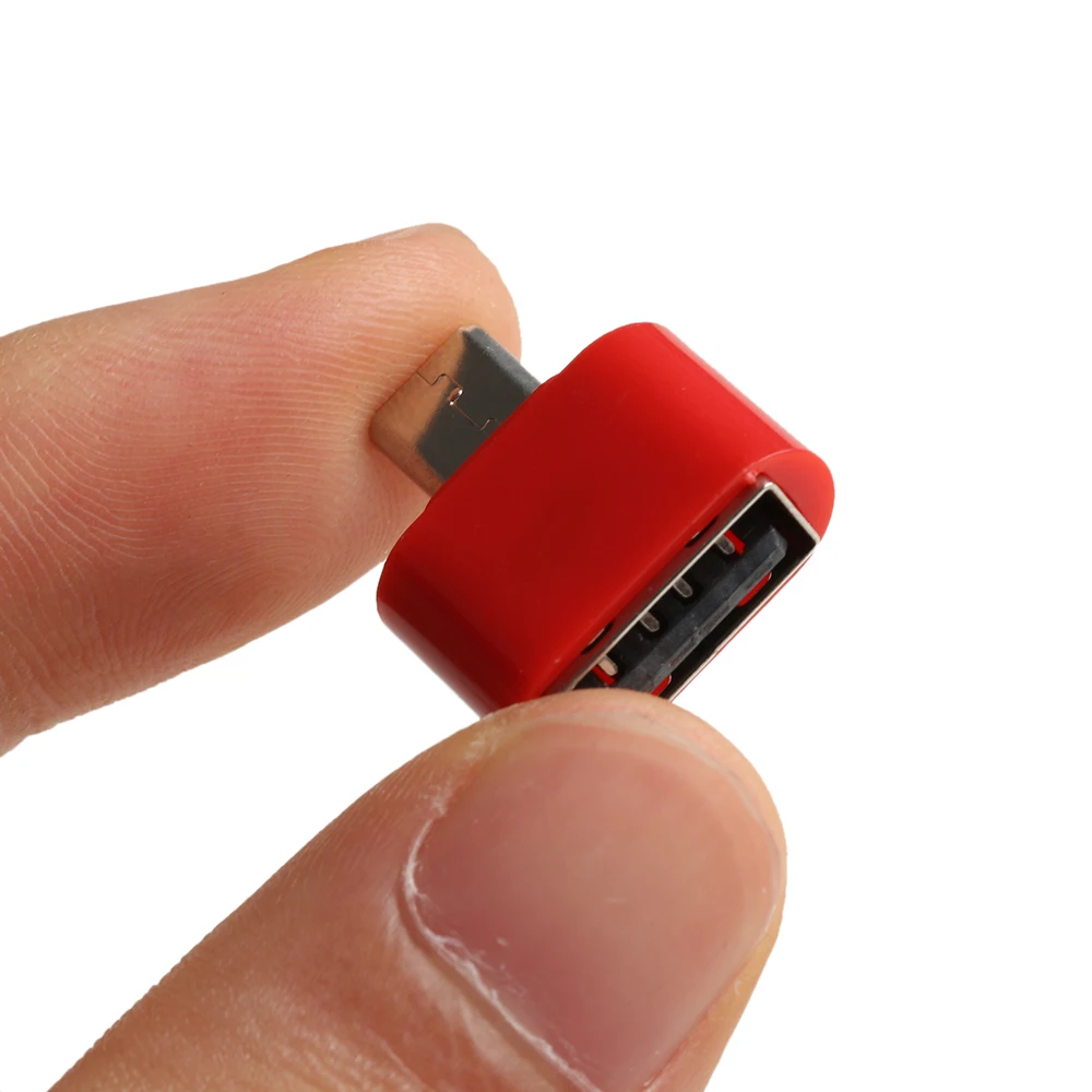 1 шт. Новый портативный полезный Micro USB мужчина к 2 0 Женский адаптер OTG конвертер