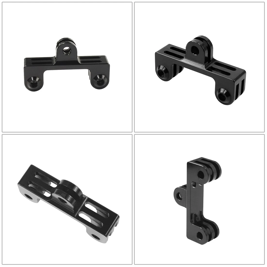 Алюминиевый двойной кронштейн для вспышки и вращающийся на 360 градусов адаптер