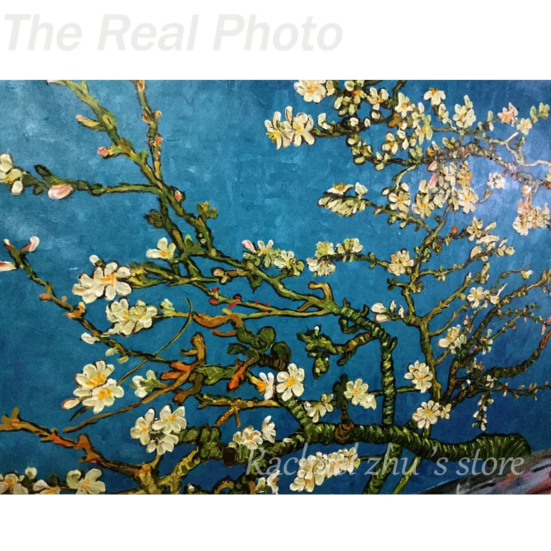 

Blossoming Almond Tree Oil Painting Of Vincent Van Gogh Reproduction Oil Painting On Canvas Wall Art Picture For Home Decoration