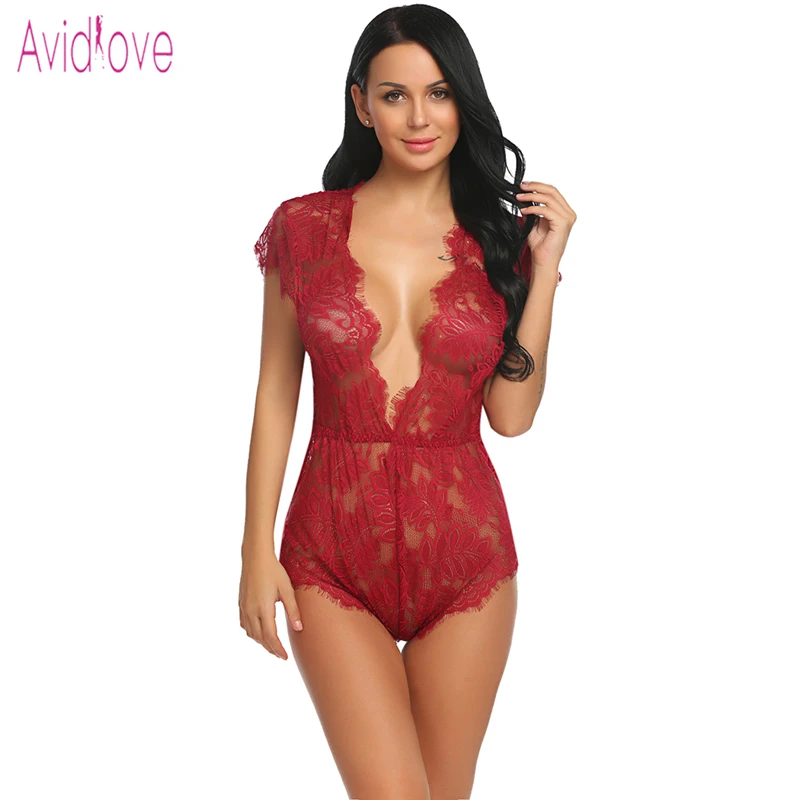 Avidlove сексуальное нижнее белье Babydoll эротическое боди для женщин кружевное ночное