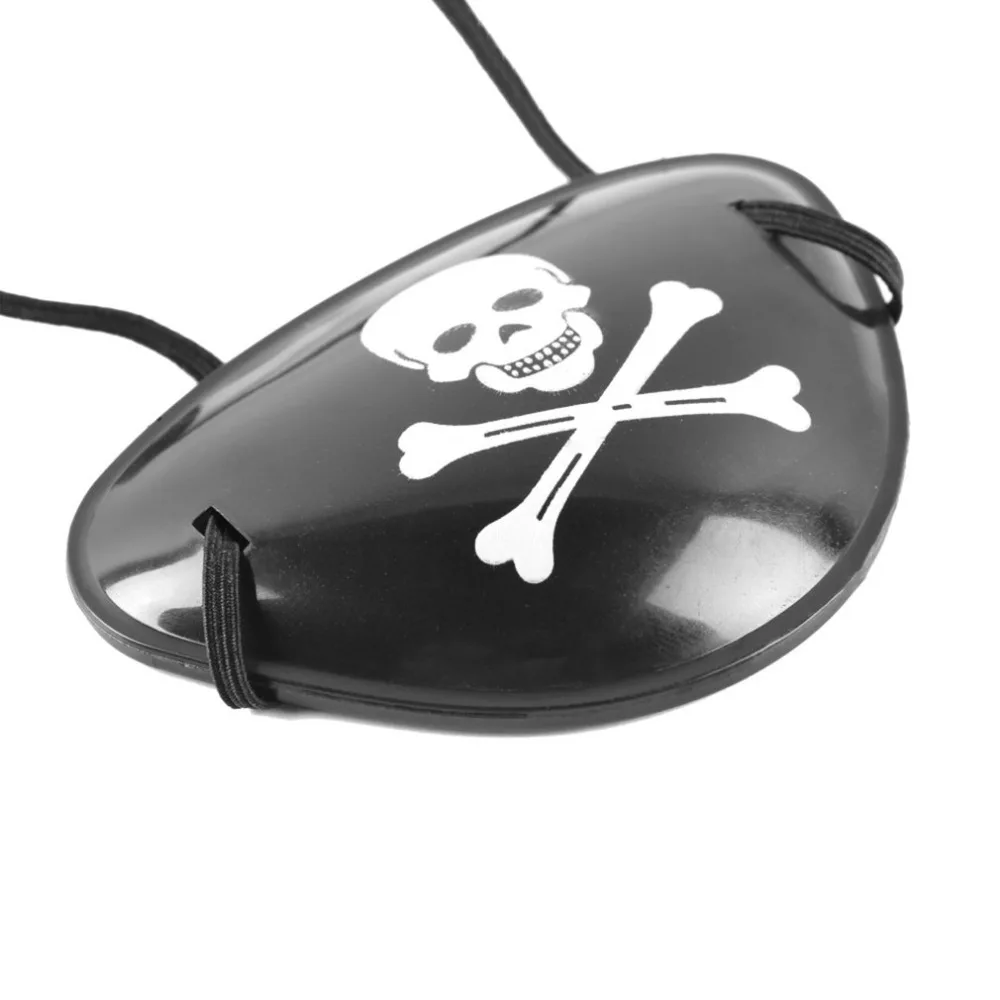 1 шт. Новое поступление Пиратская повязка на глаз Череп перекрещенная кость