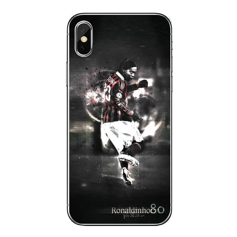 Мягкий прозрачный чехол для Huawei Honor 8 8C 8X 9 10 7A 7C Mate 20 Lite Pro P Smart Plus Ronaldo Ronaldinho Soccer Star