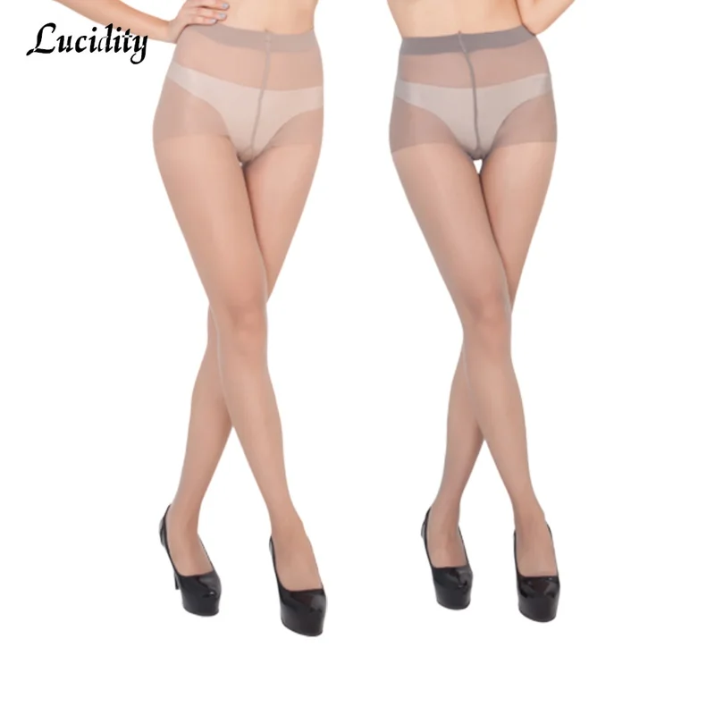2 пары ультра тонких чулок Колготки женские анти крюк шелковые колготки