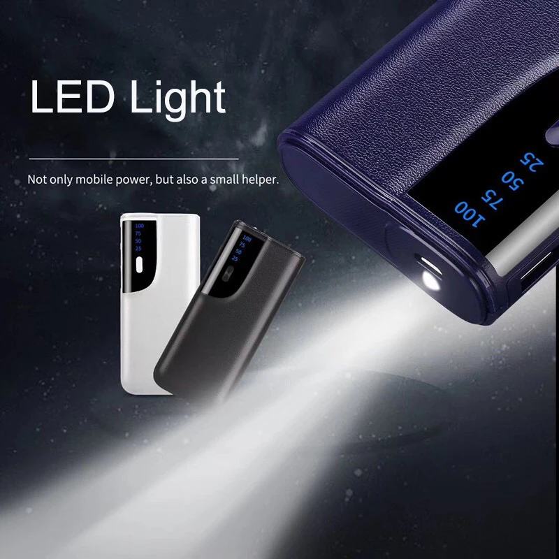 1 шт. внешний аккумулятор чехол батарея 5*18650 сделай сам держатель Usb коробка для