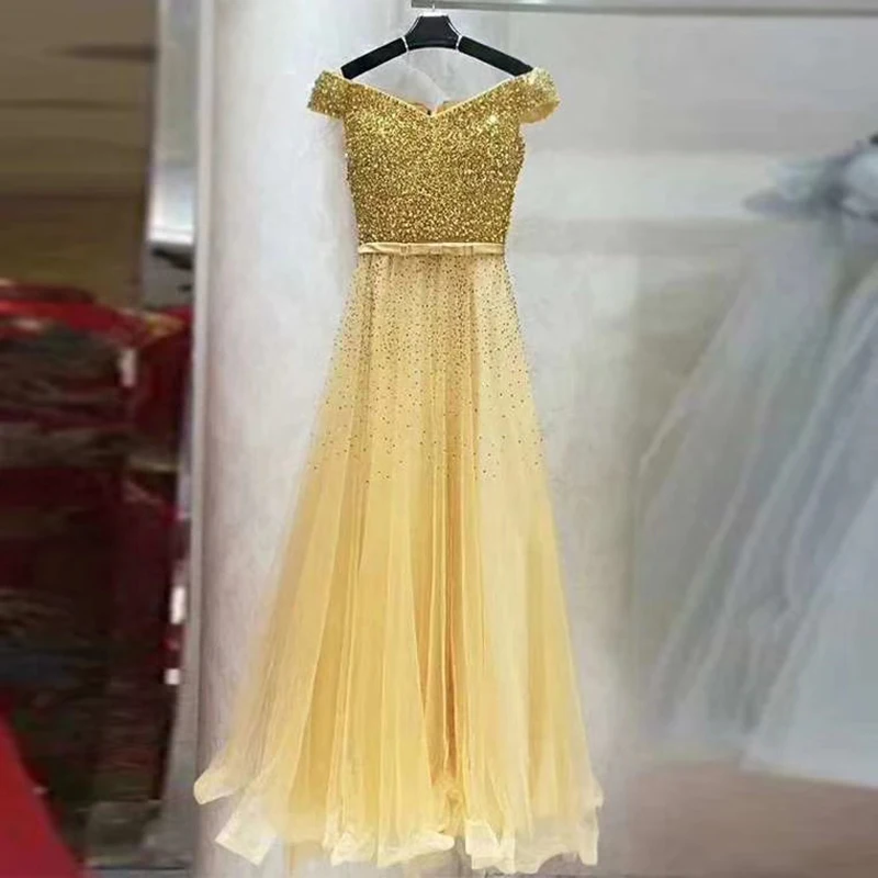 Вечернее платье 2019 vestido de festa A Line Выпускные женственные Вечерние платья Длинные